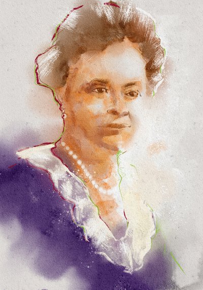 Portrett av farmakolog Gertrude. Elion, 2023 (illustrasjon) av Alessandro Lonati