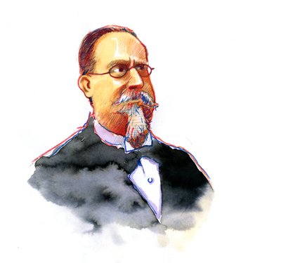 Portrett av Cesare Lombroso (1835-1909) grunnlegger av den italienske skolen for kriminologi (Portrett av Cesare Lombroso italiensk kriminolog og lege, grunnlegger av den italienske skolen for positivistisk kriminologi) av Alessandro Lonati