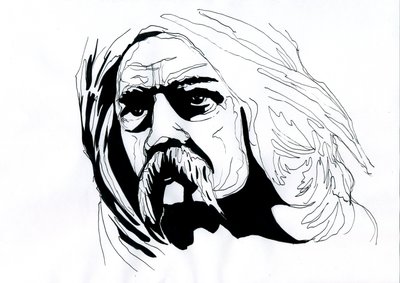 Portrett av Vercingetorix (72–46 f.Kr.), sjef Arverne Federator for de galliske folkene av Alessandro Lonati