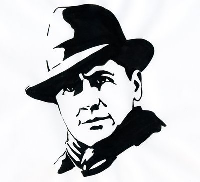 Portrett av den prefekte og motstandsdyktige franskmannen Jean Moulin (1899-1943) av Alessandro Lonati