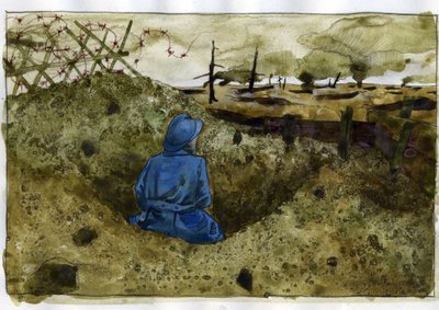 Første verdenskrig: en hårete mann i skyttergraven av Alessandro Lonati