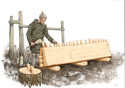 viking skipstømger arbeider av Alessandro Lonati