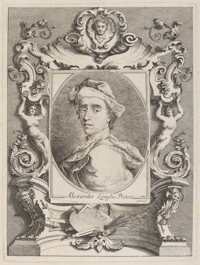 Selvportrett av Alessandro Longhi