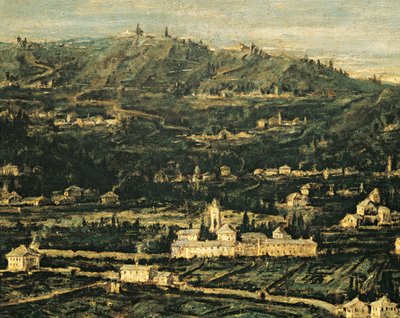 Detalj av underholdning i Garden of Albaro av Alessandro Magnasco