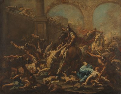 Massakren på de uskyldige av Alessandro Magnasco
