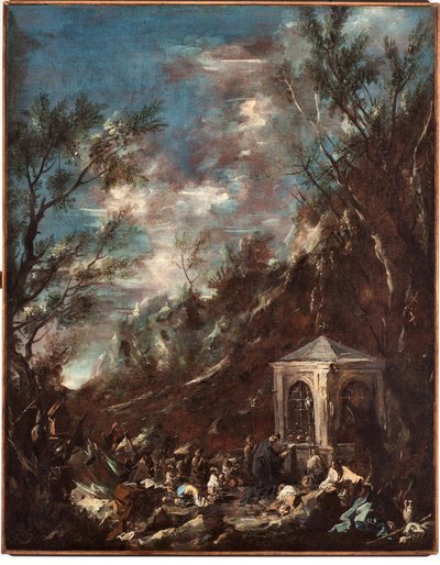Pilgrimage (Pilgrimage) Maleri av Alessandro Magnasco aka il Lissandrino (1667-1749) av Alessandro Magnasco