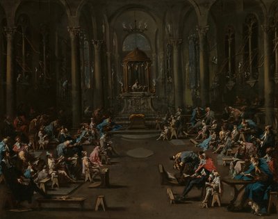 Synagogen, 172535. av Alessandro Magnasco