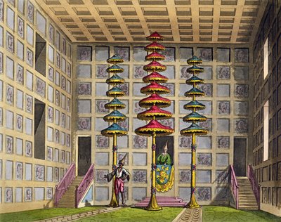 Audience Hall, Cochin China, plate 88 fra 