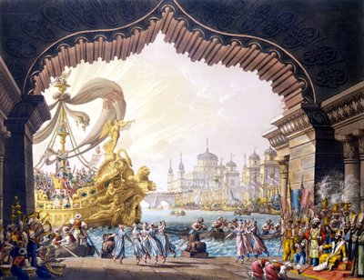 Korsfareren i Egypt av Alessandro Sanquirico