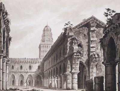 Scenedesign for Opera-serien The Gypsies of Asturias av Carlo Evasio Soliva. Teatro alla Scala av Alessandro Sanquirico
