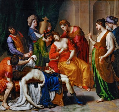 Kleopatras død av Alessandro Turchi