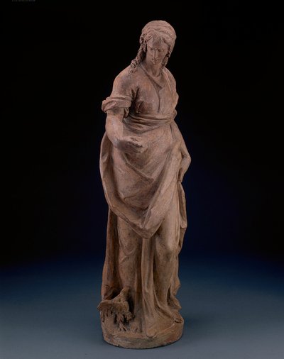 En av settet med de fire evangelistene: Johannes av Alessandro Vittoria