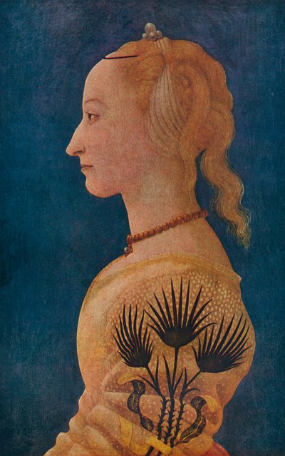 Portrett av en dame, c1465 av Alesso Baldovinetti