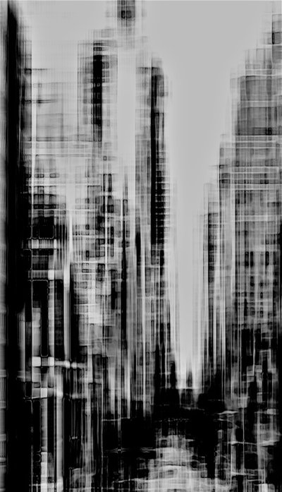 City, 2020 (blandet media) av Alex Caminker