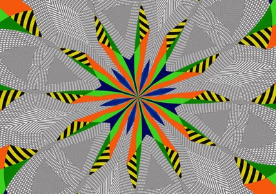 Clover, 2019, (blandet media) av Alex Caminker