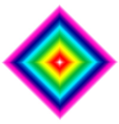 Geometriske lys,#2,(gradient) av Alex Caminker