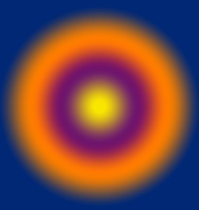 Geometriske lys,#6,(gradient) av Alex Caminker