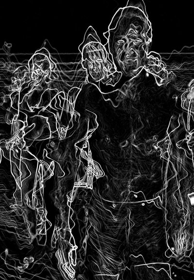 Ghosts, 2020 (blandet media) av Alex Caminker