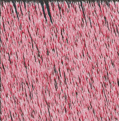 Margin I, 2019, (blandet media) av Alex Caminker