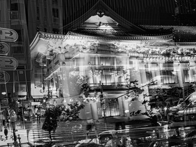 Røntgengate, 2020 (s/h-bilde) av Alex Caminker