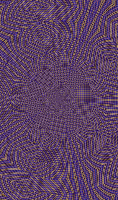 arabesk #20,2019,(blandet media) av Alex Caminker