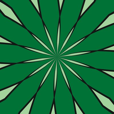 arabesk #28,2019,(blandet media) av Alex Caminker