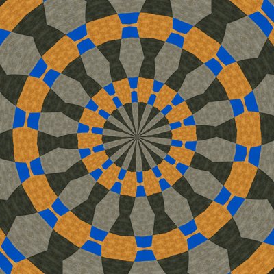 arabesk #44,2019,(blandet media) av Alex Caminker