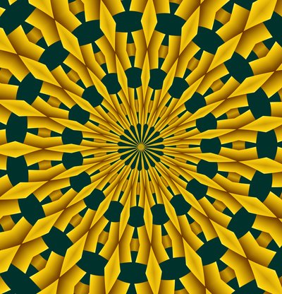 Arabesque II, 2019, (gradient) av Alex Caminker