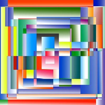 bybilde, 2019, (gradient) av Alex Caminker