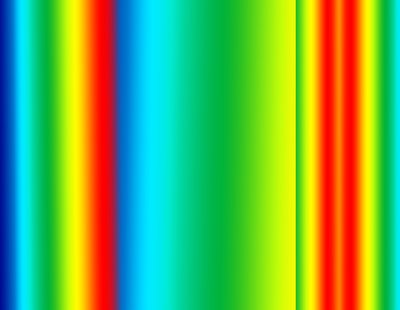 fargefelt #11,2019,(gradient) av Alex Caminker