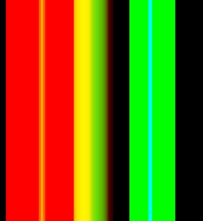 fargefelt #5,2019,(gradient) av Alex Caminker