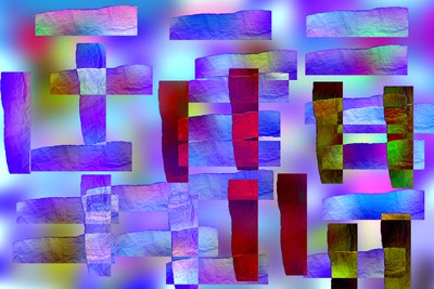 etude #16,2019,(blandet media) av Alex Caminker