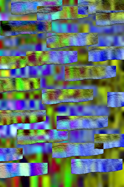 etude #22,2019,(blandet media) av Alex Caminker