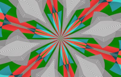 blomster #104,2019,(blandet media) av Alex Caminker