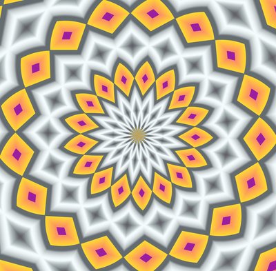 blomster #11,2019,(gradient) av Alex Caminker