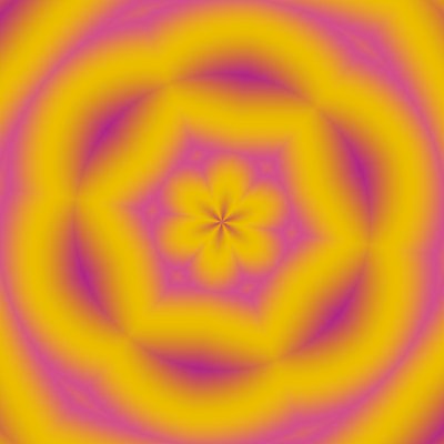 blomster #1,2019,(gradient) av Alex Caminker