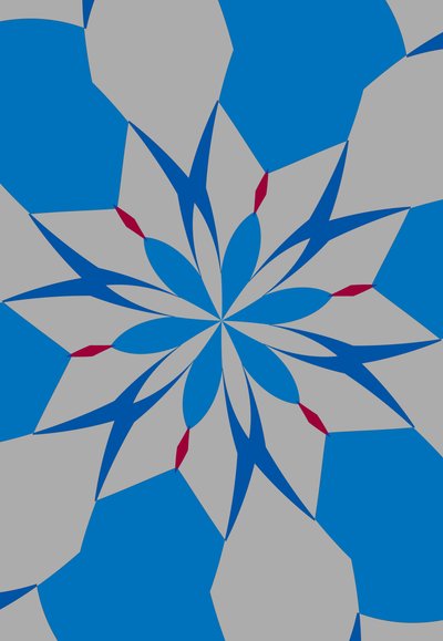 blomster #12,2019,(blandet media) av Alex Caminker