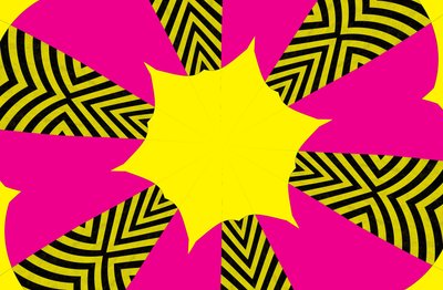blomster #14,2019,(blandet media) av Alex Caminker