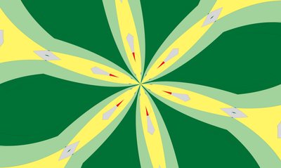 blomster #30,2019,(blandet media) av Alex Caminker