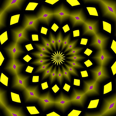 blomster #5,2019,(gradient) av Alex Caminker