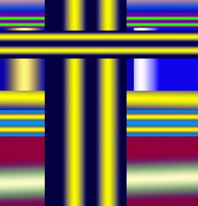høyspentledninger, 2019, (gradient) av Alex Caminker