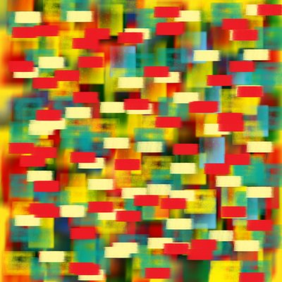 horisontal puantilisme brun, 2019, (fotografi) av Alex Caminker