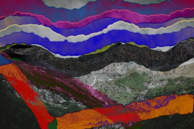 implisitt, 2019, (collage) av Alex Caminker