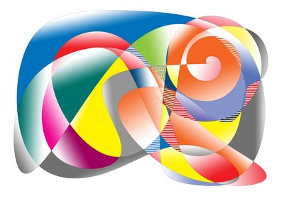 landskap, 2019, (gradient) av Alex Caminker