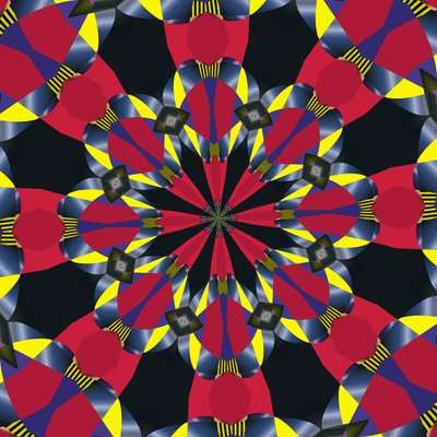 material symmetri, 2019, (blandet media) av Alex Caminker