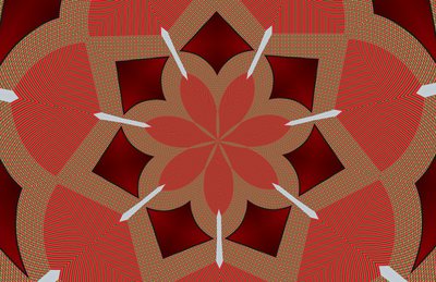 ornament #20,2019,(blandet media) av Alex Caminker