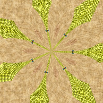 ornament #3,2019,(blandet media) av Alex Caminker