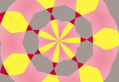 ornament #32,2019,(blandet media) av Alex Caminker