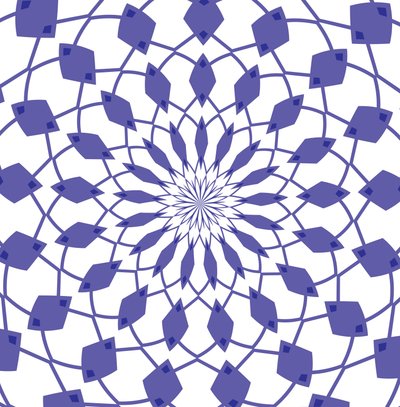 ornament #4,2019,(blandet media) av Alex Caminker