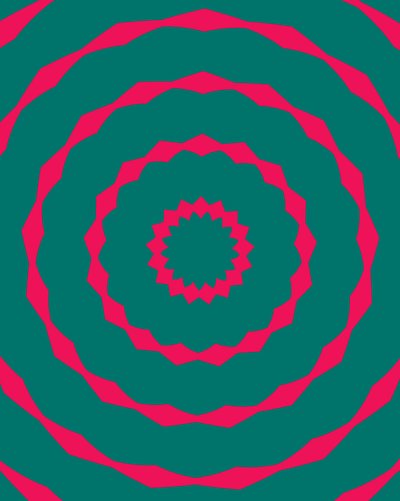 ornament #5,2019,(trykk) av Alex Caminker